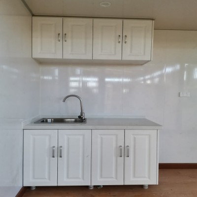 Australian style custom ready made modern PVC  board moulded door kitchen cabinet  simple designsdesign