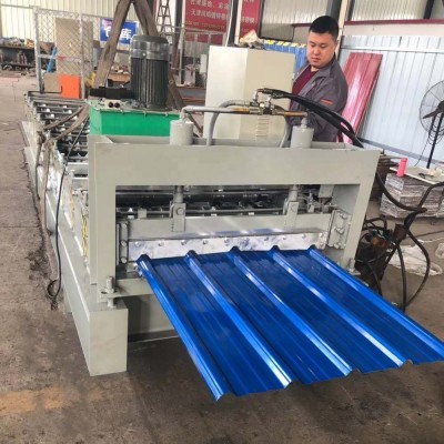 Chinese Hot sale Automatic Construction Building Material Color Steel Roof And Floor Tile Making Machine