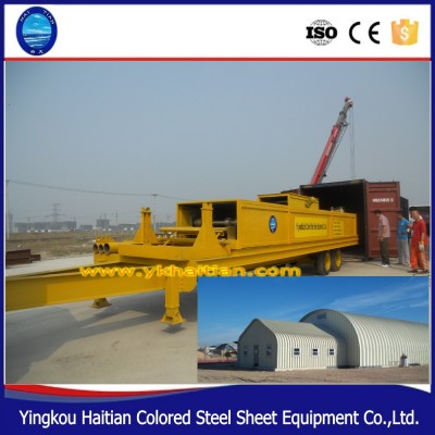 914-610 china made super arch steel building roof curving machine