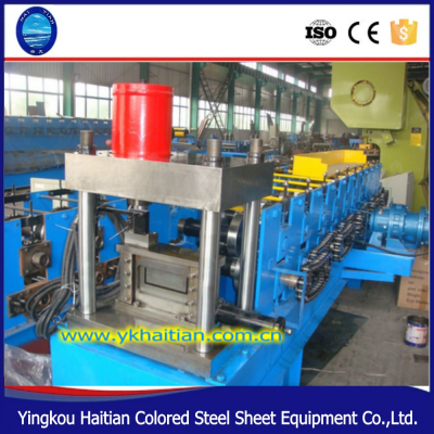 Hydraulic cutting Steel Profile Channel Shape Metal C Purlin Roll Forming Machine