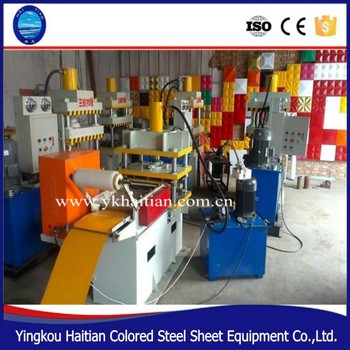 Building material 3d metal wall panel making machines