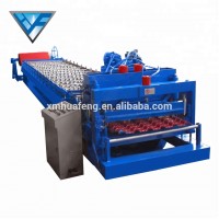 Metal Roofing Glazed Tile Roll Forming Machine For Steel Construction