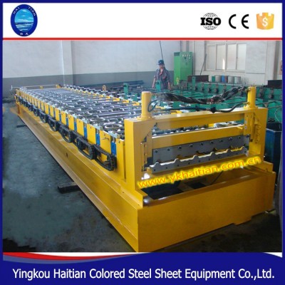 trapezoid profile Color Steel Roof Panel Forming Line Roof Panel olling Forming machine iron sheet metal tile machine